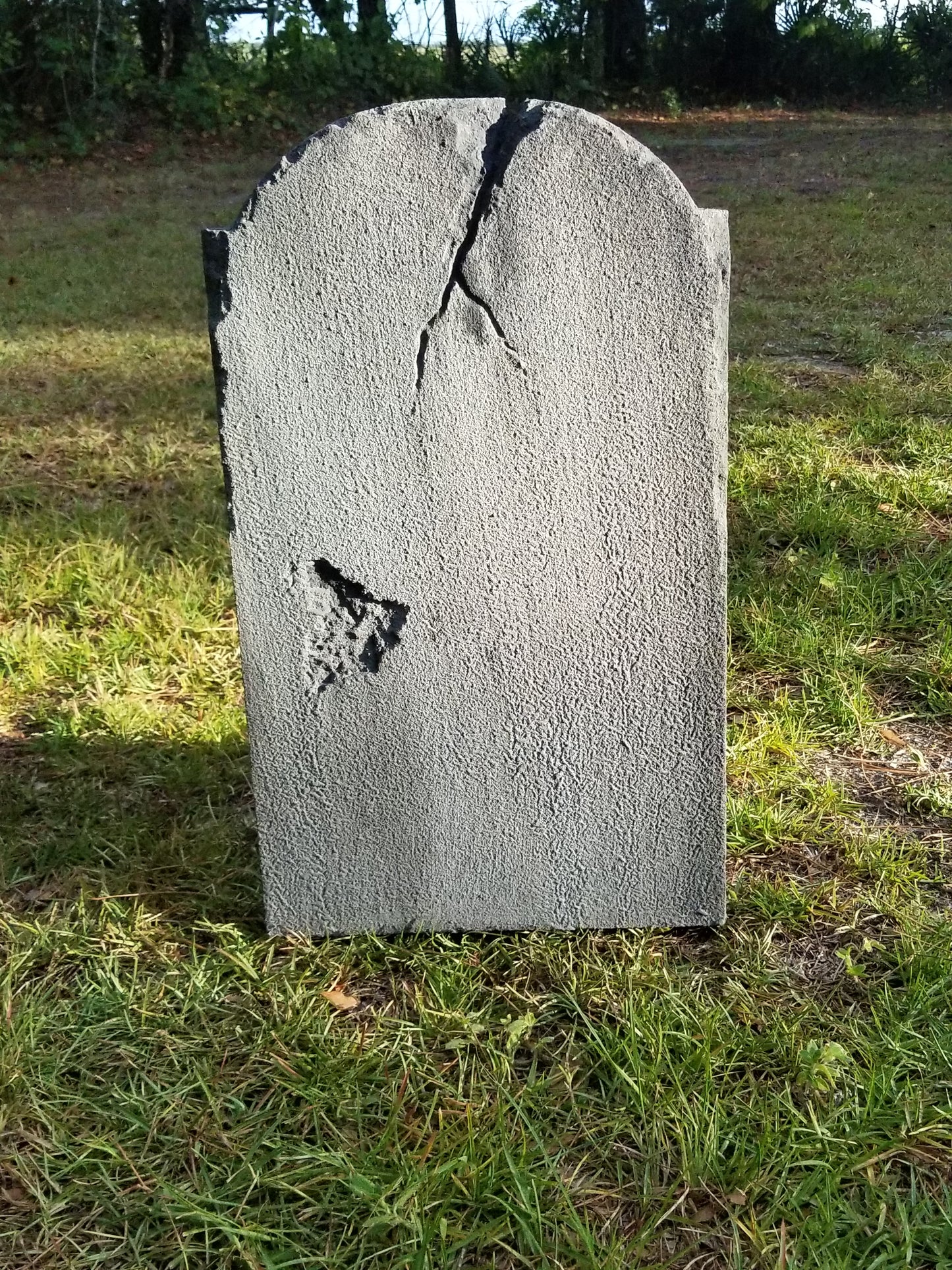 Set of 3 Blank Tombstones Authentic Handmade Halloween Tombstone Prop Cemetery Gravestone Halloween Decor Yard Art FREE SHIPPING - Halloween Trickery