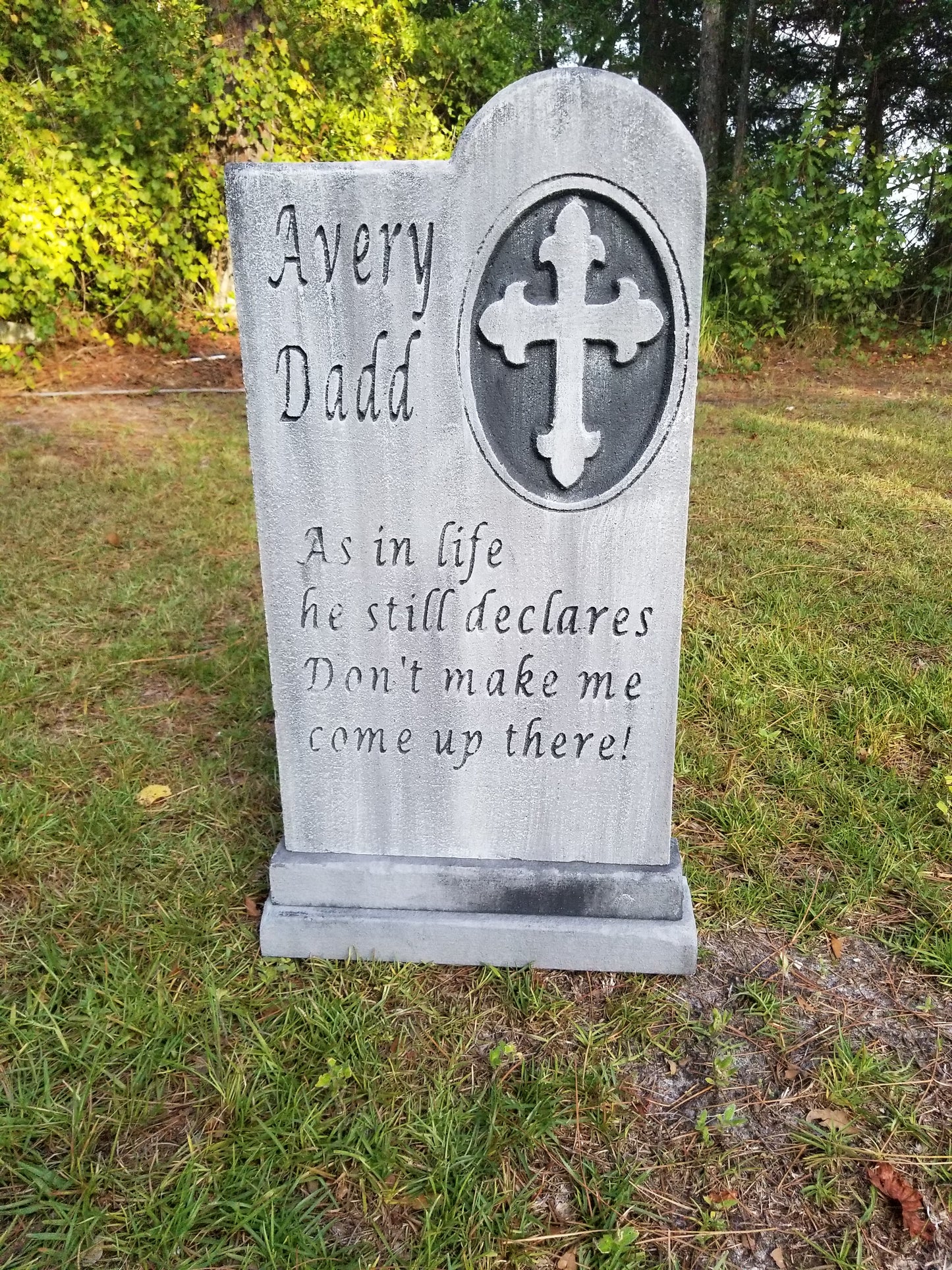 Avery Dadd Halloween Tombstone Halloween Prop Halloween Outdoor Decor Cemetery Tombstone Halloween Outdoor Decor - Halloween Trickery