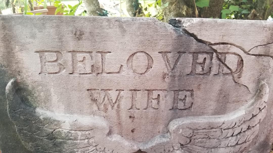 BELOVED Authentic Handmade Halloween Tombstones Tombstone Props Halloween Decor Yard Art - Halloween Trickery