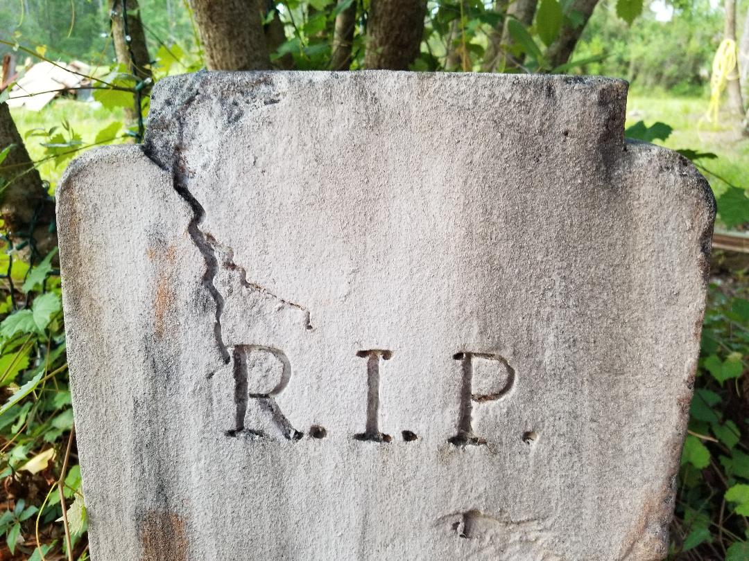 R.I.P. PERSONALIZED Authentic Handmade Halloween Tombstone Prop Cemetery Gravestone Halloween Decor Yard Art FREE SHIPPING - Halloween Trickery