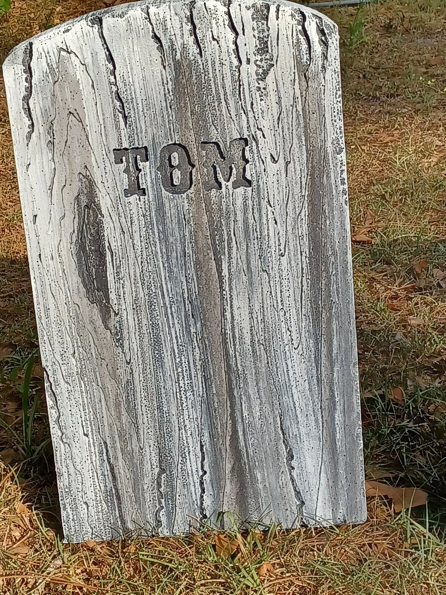 Set of 3 Tom, Dick and Harry Old West "Wooden" Authentic Handmade Halloween Tombstone Prop Halloween Decor Yard Art - Halloween Trickery