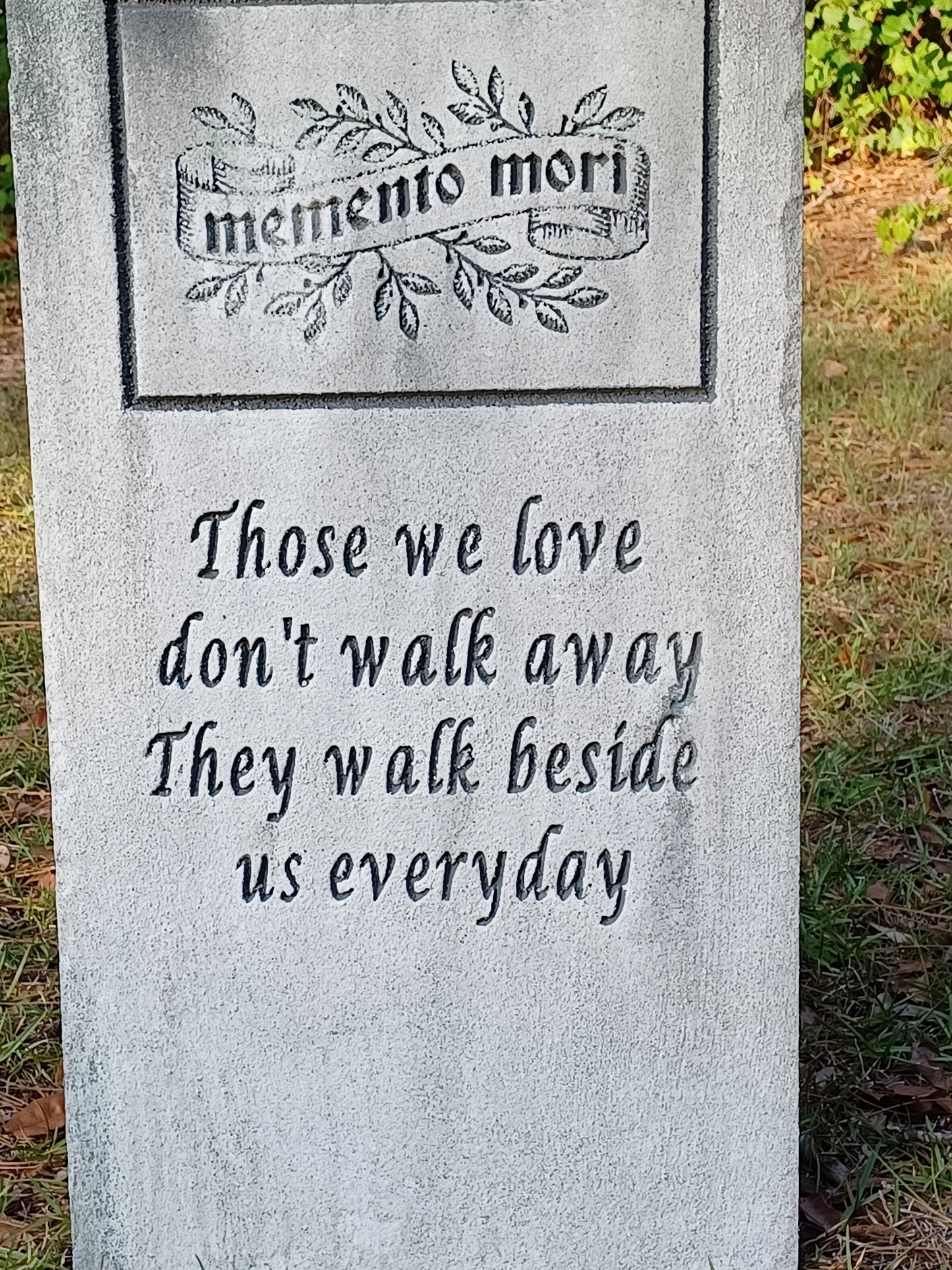 Memento Mori Those We Love Authentic Handmade Halloween Tombstone Halloween Prop Gravestone Halloween Decor Yard Art FREE SHIPPING - Halloween Trickery