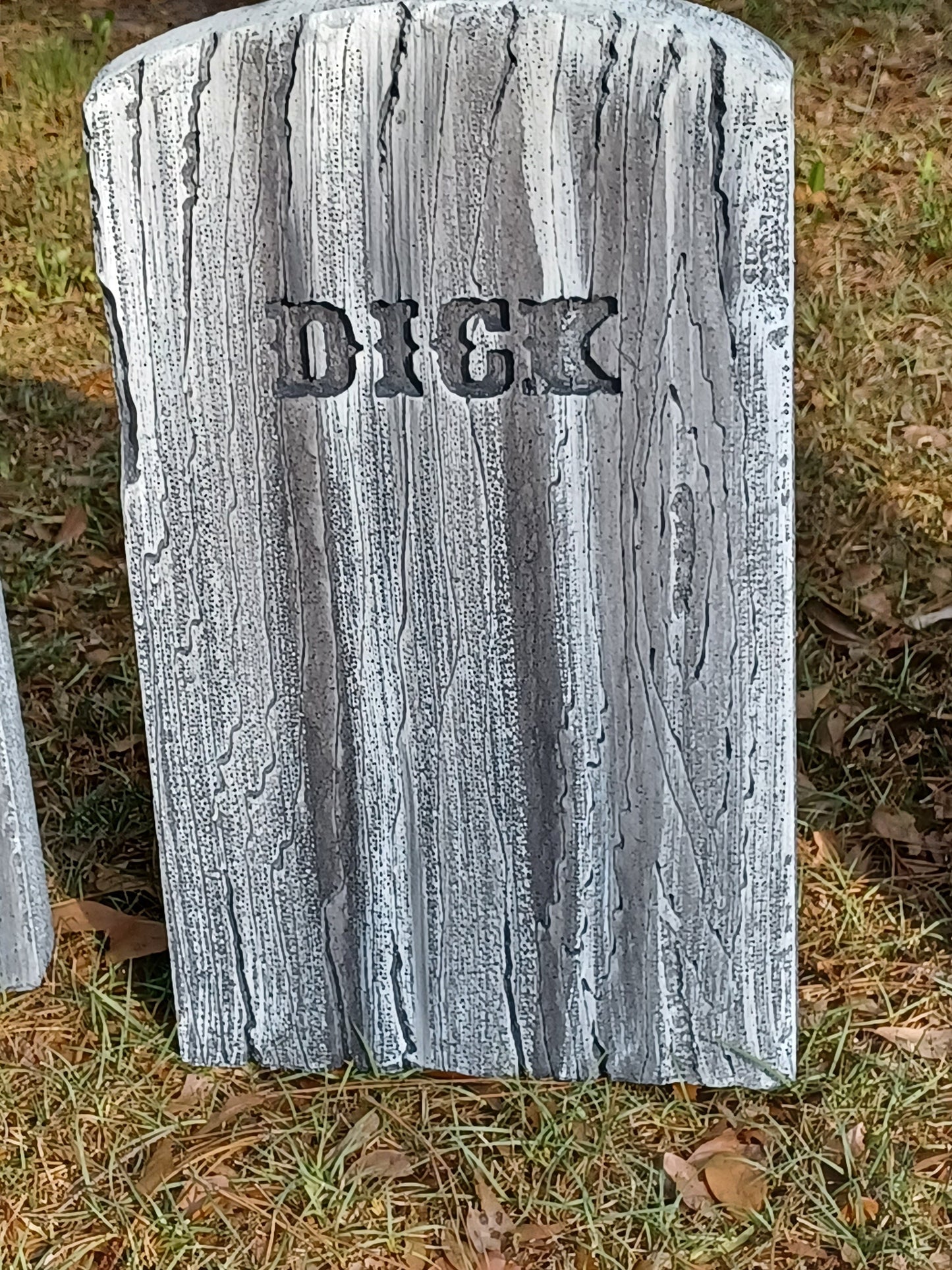 Set of 3 Tom, Dick and Harry Old West "Wooden" Authentic Handmade Halloween Tombstone Prop Halloween Decor Yard Art - Halloween Trickery