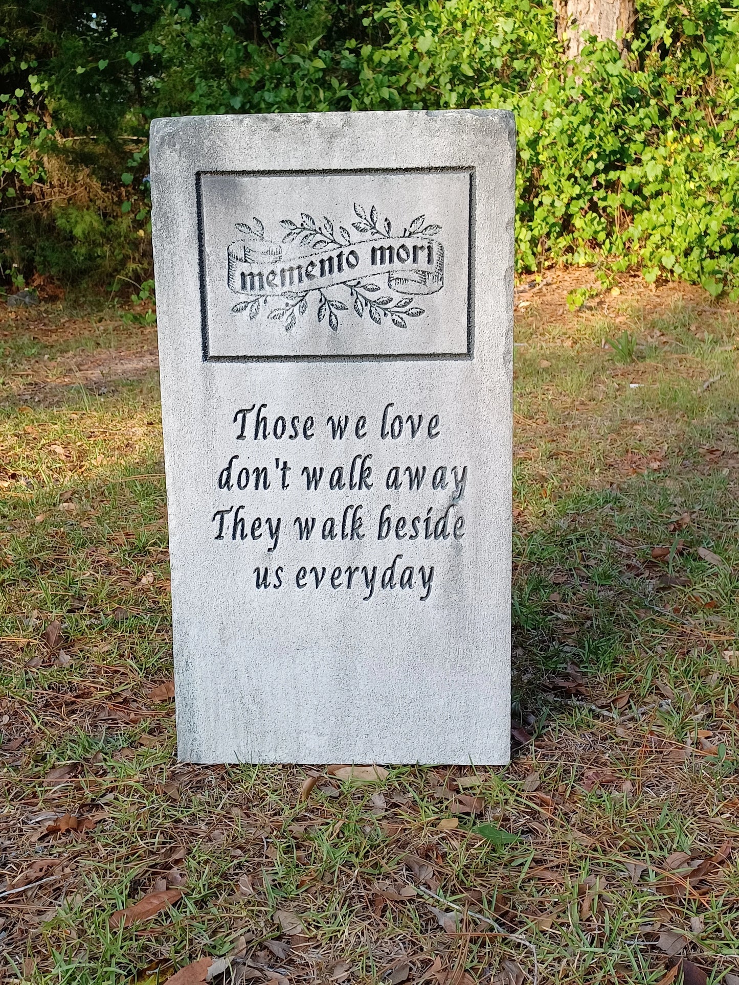 Memento Mori Those We Love Authentic Handmade Halloween Tombstone Halloween Prop Gravestone Halloween Decor Yard Art FREE SHIPPING - Halloween Trickery