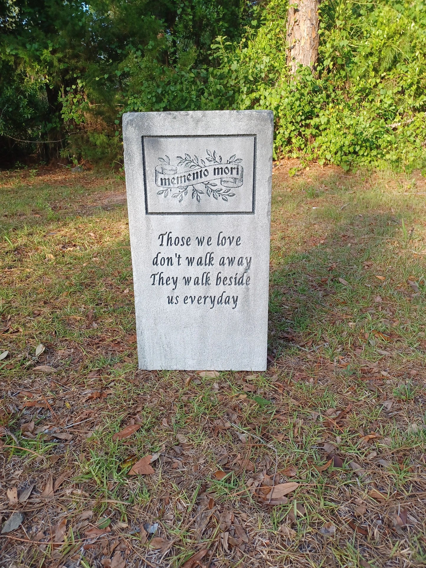 Memento Mori Those We Love Authentic Handmade Halloween Tombstone Halloween Prop Gravestone Halloween Decor Yard Art FREE SHIPPING - Halloween Trickery