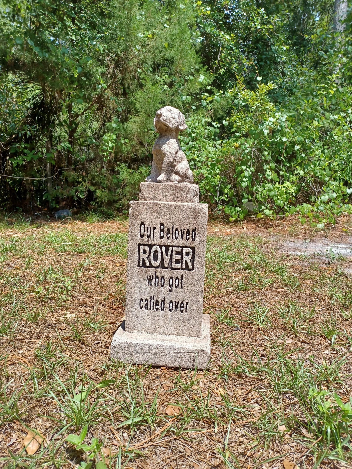 Rover... Pet Tombstone Halloween Tombstone Halloween Props Halloween Cemetery Tombstone Halloween Outdoor Halloween Decoration - Halloween Trickery