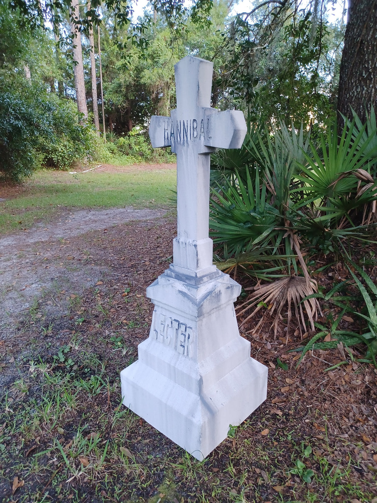 PERSONALIZED Obelisk 5' Tall Halloween Tombstone Gravestone Cemetery Stone Halloween Prop Halloween Decor FREE SHIPPING - Halloween Trickery