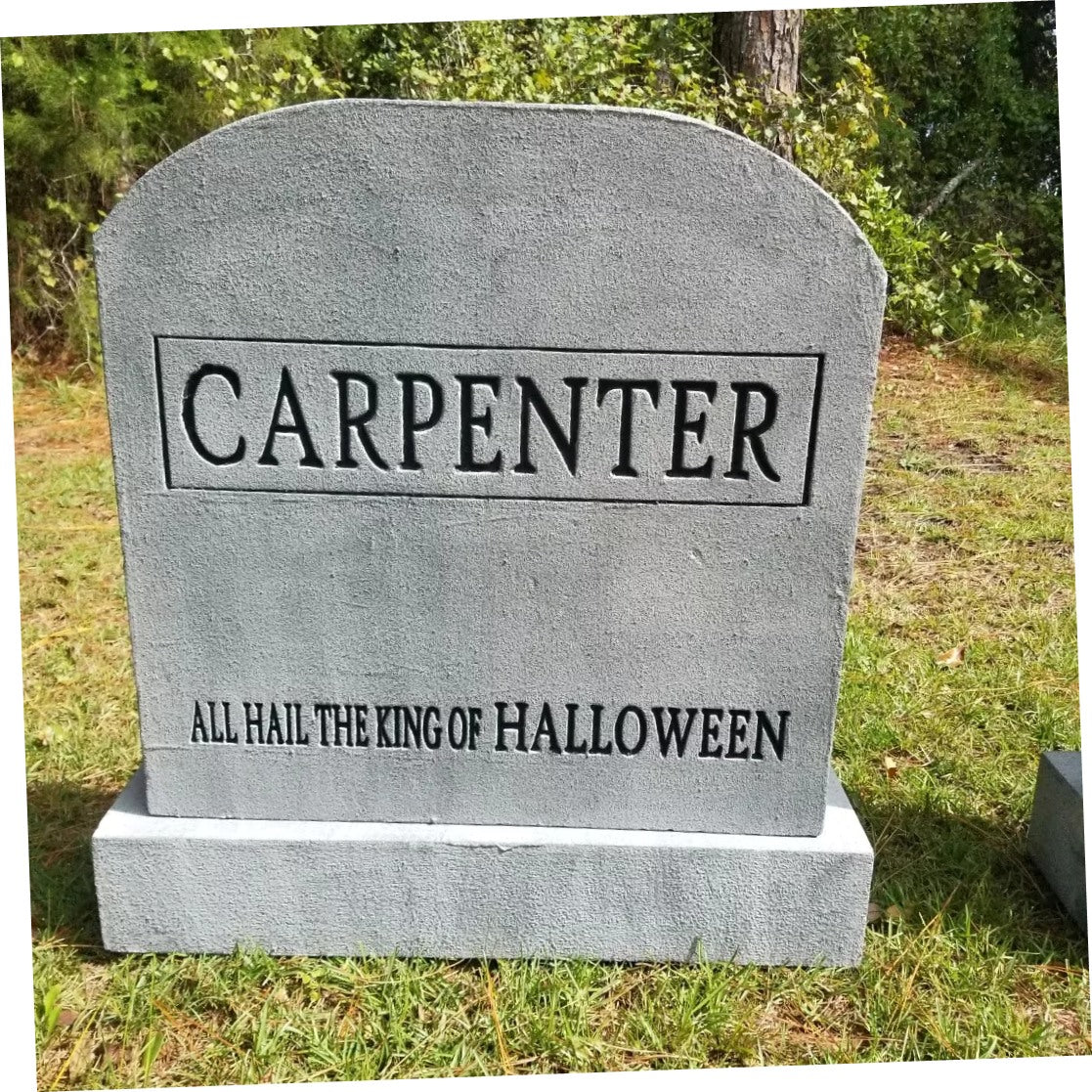 Carpenter Tombstone Handmade Halloween Tombstone Halloween Prop Halloween Outdoor Decor Cemetery Tombstone Halloween Outdoor Decor - Halloween Trickery