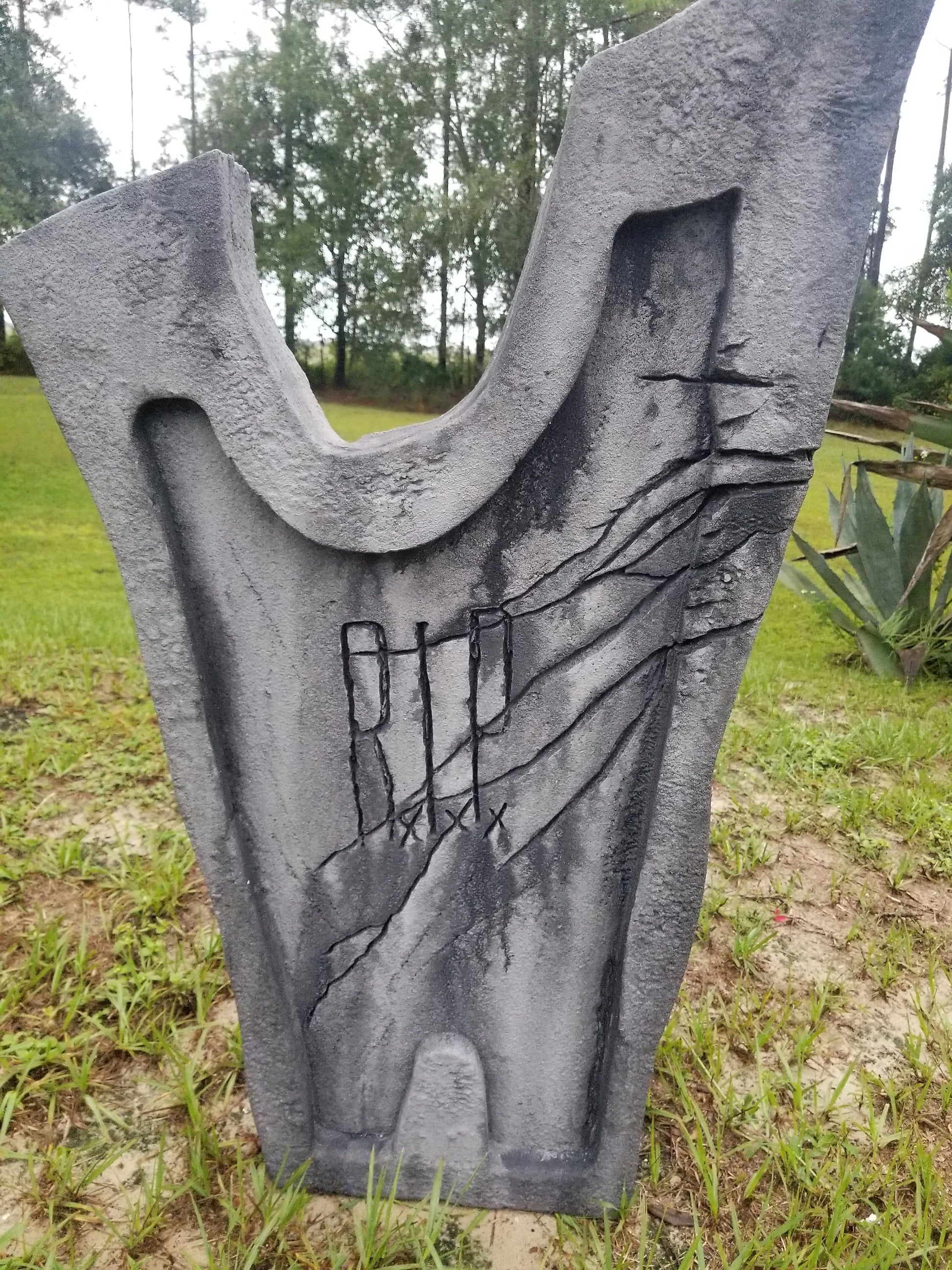 LARGE Nightmare Before Christmas R.I.P Tombstone FREE SHIPPING! Tombstone, Halloween Prop, Sally R.I.P Tombstone - Halloween Trickery