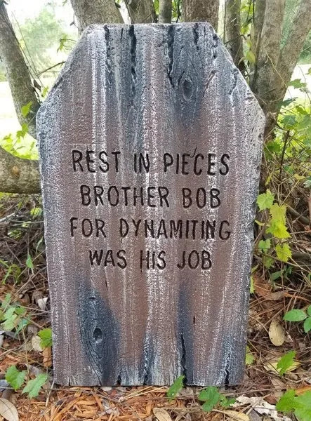 Instant Cemetery Prop Authentic Handmade Halloween Yard Art Realistic - Halloween Trickery