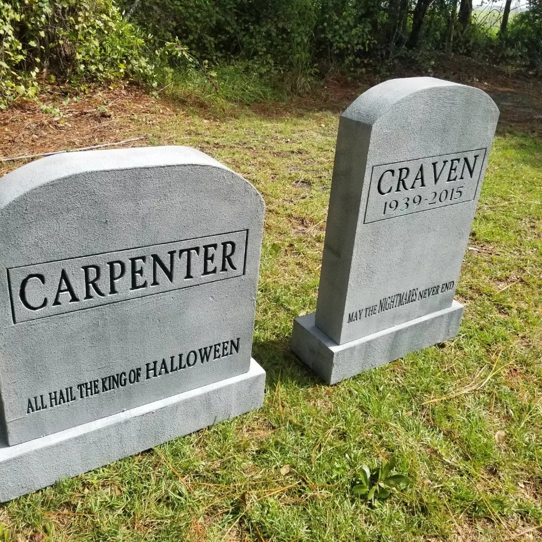 Carpenter Tombstone Handmade Halloween Tombstone Halloween Prop Halloween Outdoor Decor Cemetery Tombstone Halloween Outdoor Decor - Halloween Trickery